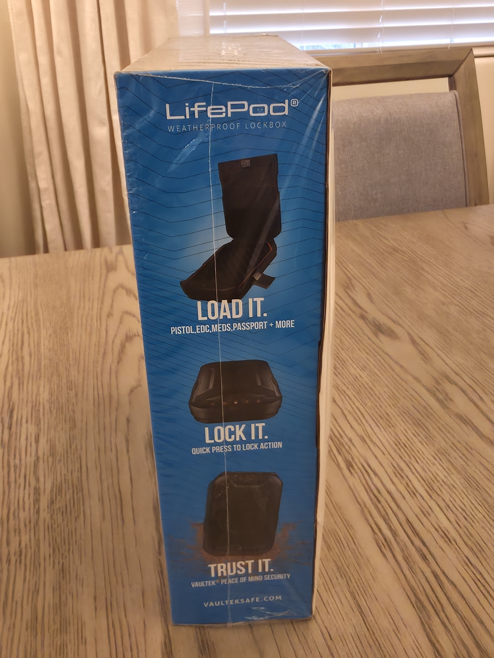 LifePod Weatherproof Lockbox - Black XLP10-BK New Sealed Protect Guns, Documents - Picture 12 of 13